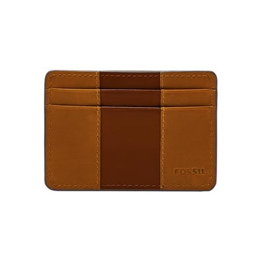 Fossil Brieftasche für Herren Everett, Leder/PVC Kartenetui Medium braun 10,2 cm x 0,6 cm B x 7,0 cm H ML4398210 im Sale